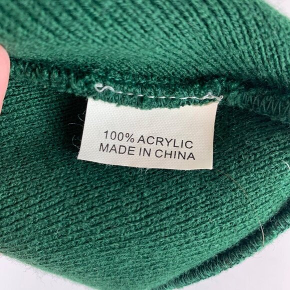 Oakland Athletic MLB Green Gold Knit Beanie One Size - Picture 4 of 4